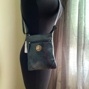 Charming Charlie blue crossbody purse bag NWT